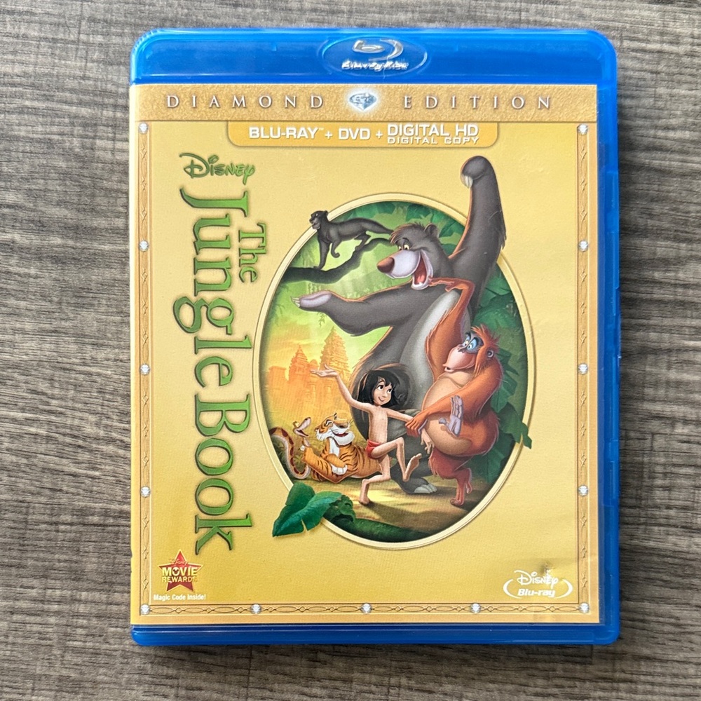 Disney The Jungle Book Diamond Edition - Yellow & Blue Artwork